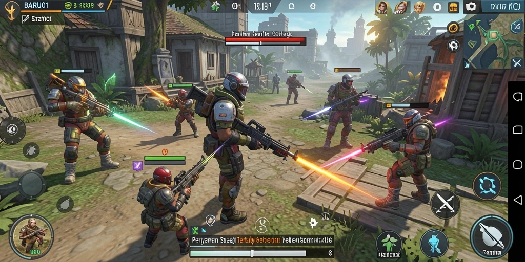 Tampilan gameplay <strong>BARU01</strong> yang menakjubkan dan strategis.