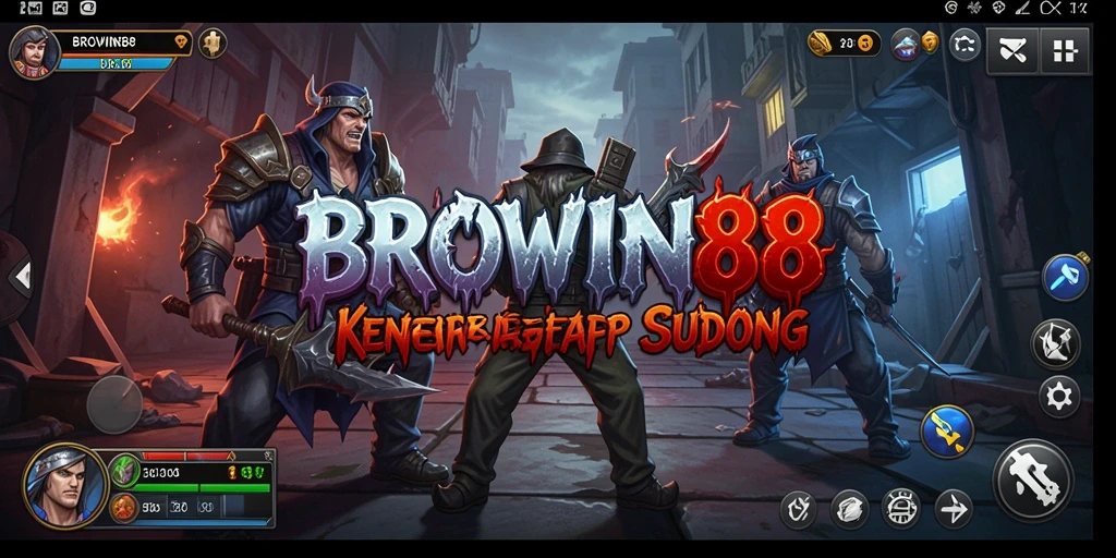 Screenshot gameplay BROWIN88 menampilkan momen menegangkan di kegelapan.