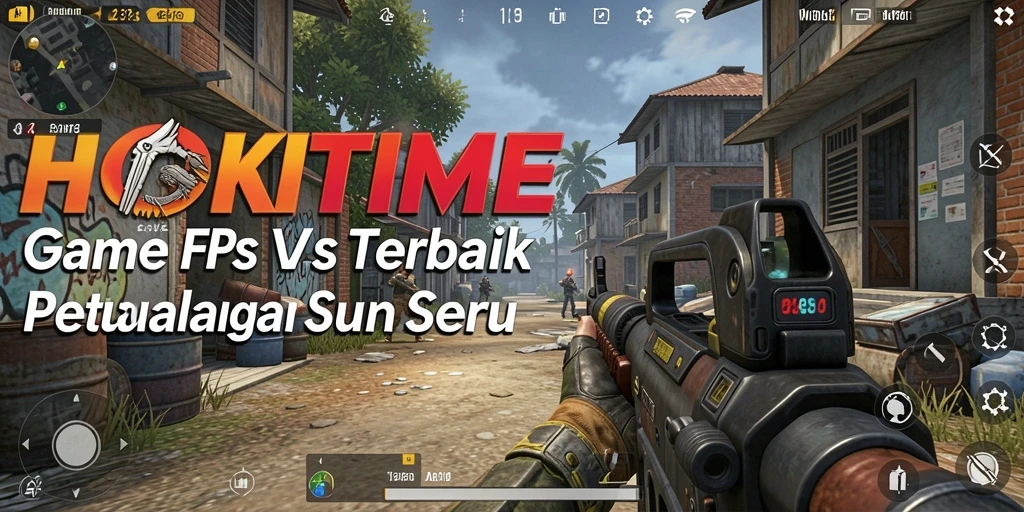 Tangkapan layar HOKITIME menunjukkan pertempuran intens di medan laga FPS.