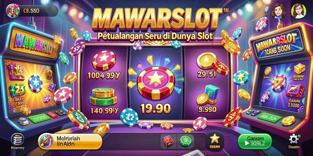 Screenshot gameplay <strong>MAWARSLOT</strong> menampilkan petualangan seru dan grafis menarik.