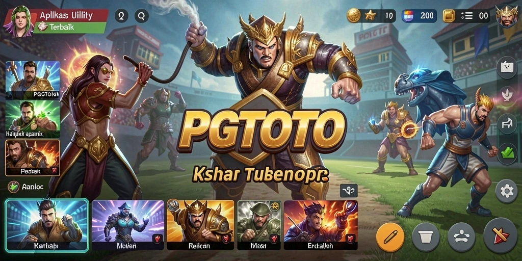 Gambar utama PGTOTO menampilkan antarmuka aplikasi Utility yang intuitif dan efisien.